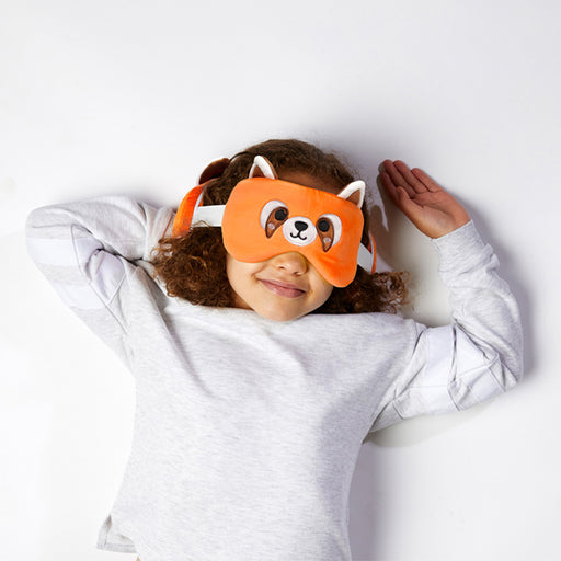 Relaxeazzz Red Panda Plush Travel Pillow & Eye Mask