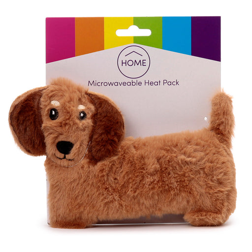 Kids Sausage Dog Microwavable Plush Lavender Heat Pack