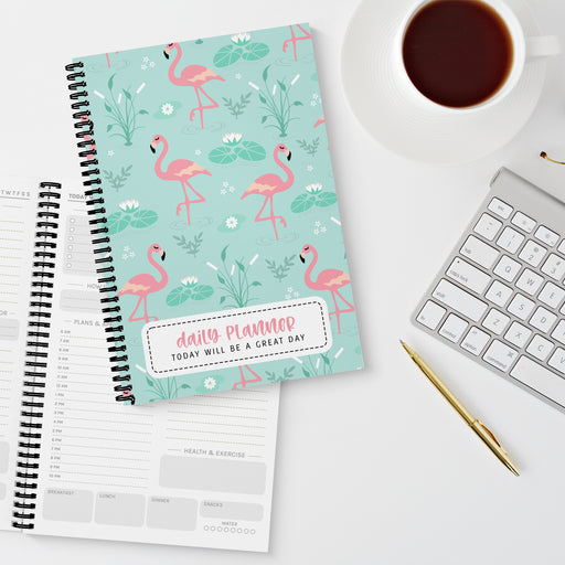 Fancy Flamingo A5 Daily Planner