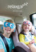 Relaxeazzz Pac-Man Blue Ghost Shaped Travel Pillow & Eye Mask