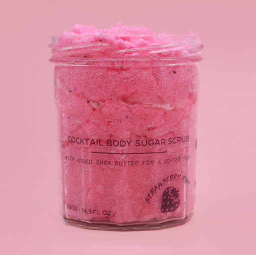 Fragranced Sugar Body Scrub - Strawberry Rum 300g