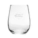 Happy 20th Birthday Balloon Design - Engraved Novelty Stemless Wine Gin Tumbler Image 2