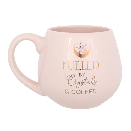 Fuelled By Crystals and Coffee Rounded Mug