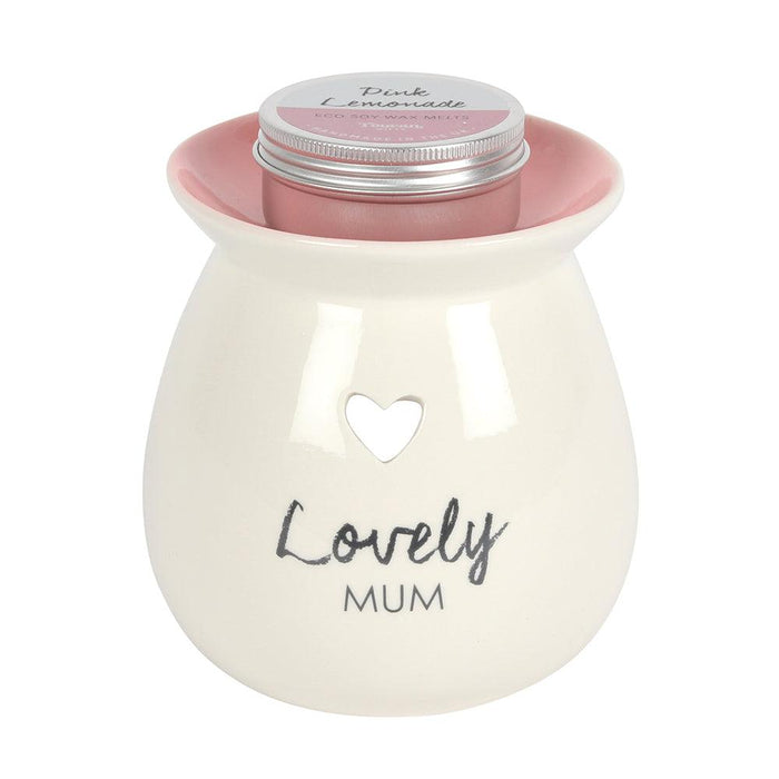 Lovely Mum Wax Melt Burner Gift Set