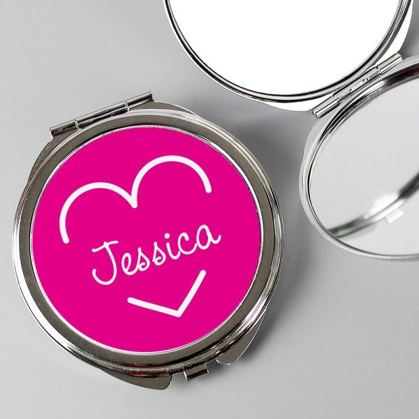Personalised Love Island Compact Mirror