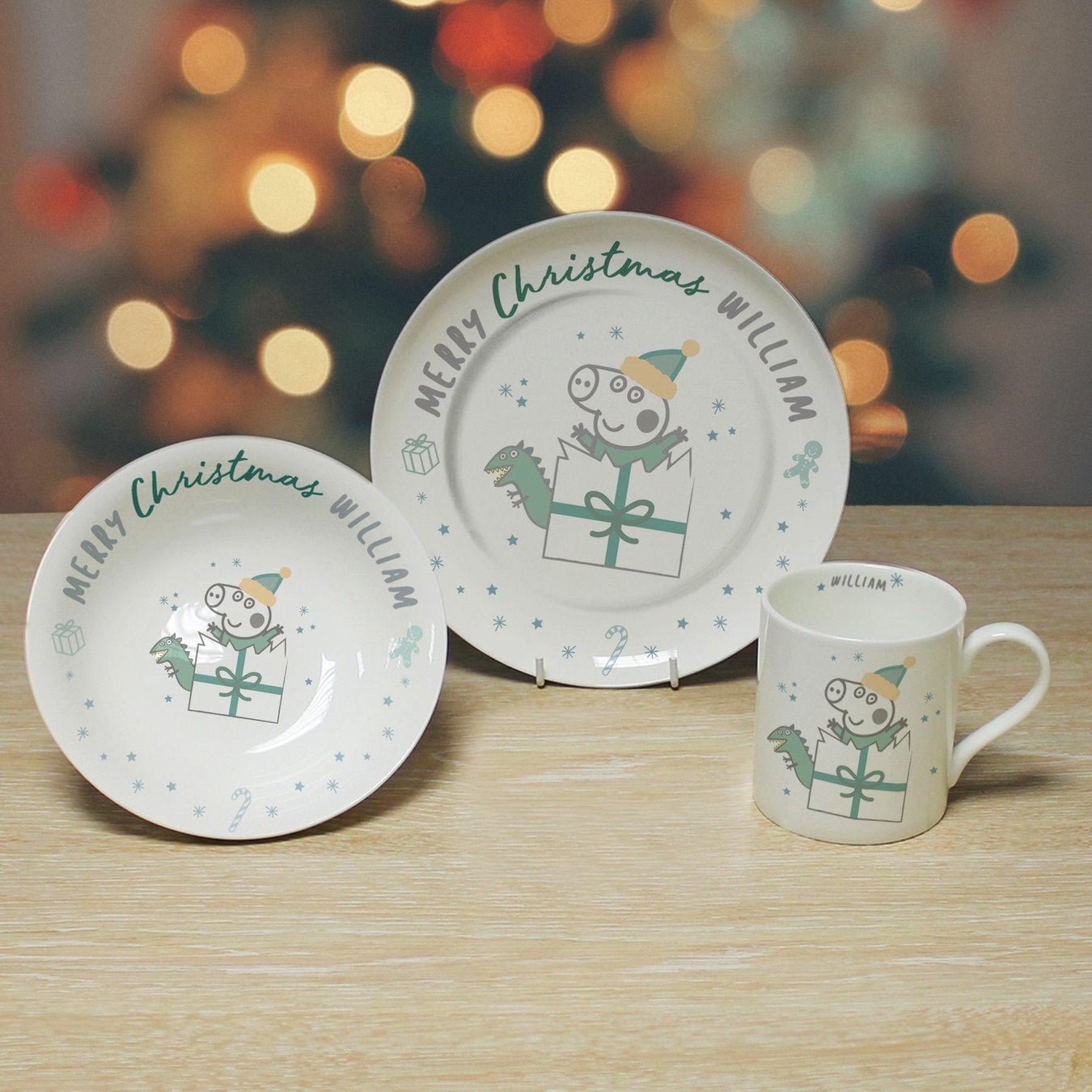 Personalised Peppa Pig Christmas Decorations | Baubles