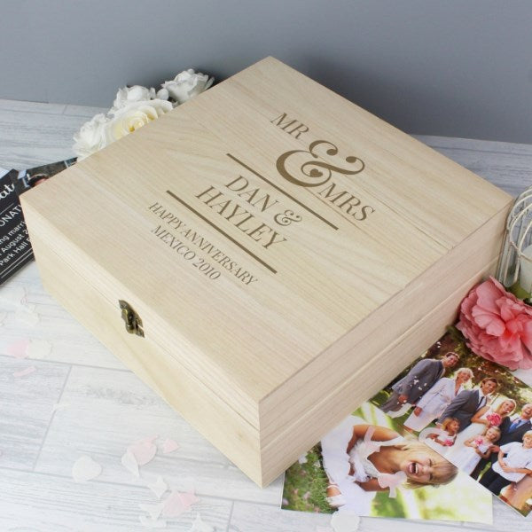 Wood 5th Anniversary Gifts | Personalised | Engraved 