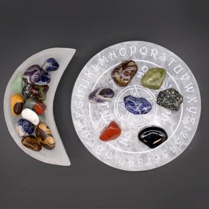 Selenite Charging Plates