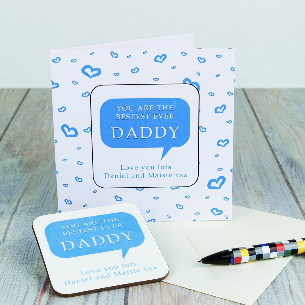 Personalised Coaster Cards | Birthday | Wedding | Anniversary | Christmas 