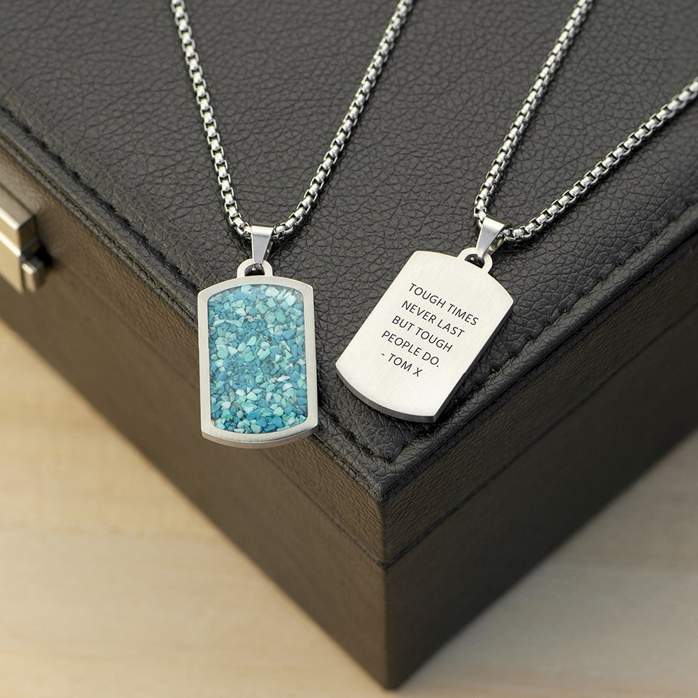 Personalised Men’s Necklaces | Dog Tag Necklaces