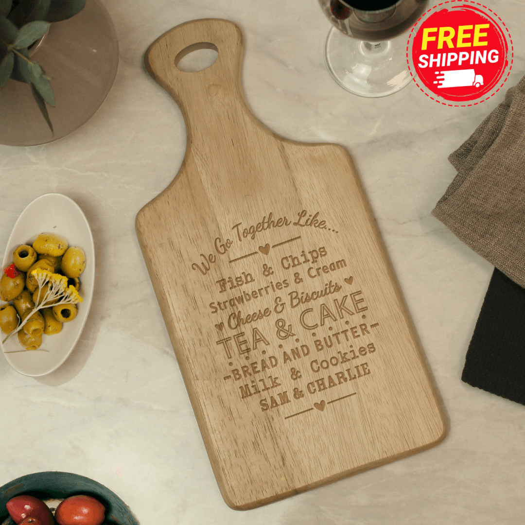 We Go Together Like Range  - Personalised Foodie Romantic Couple Gifts