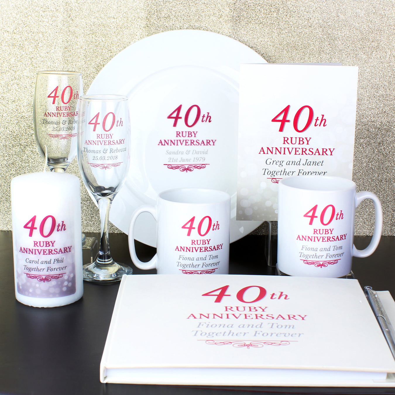 Personalised 40th Anniversary Gifts