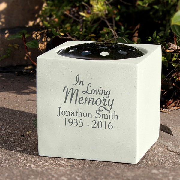 Personalised Message Memorial Grave Vases - High Quality