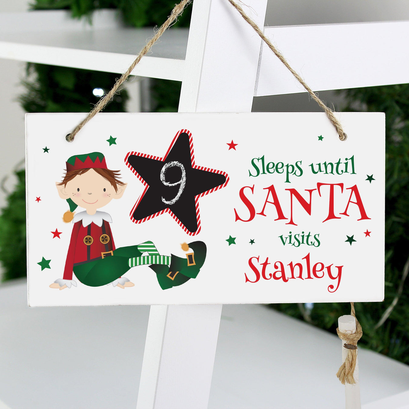 Personalised Christmas Countdown Chalk Signs