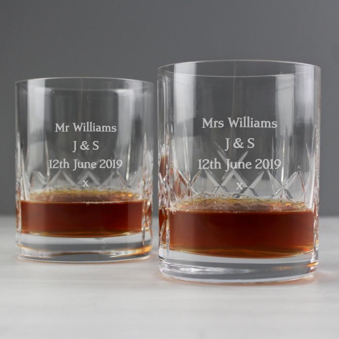 Personalised Crystal Glasses | Engraved Crystal Glasses