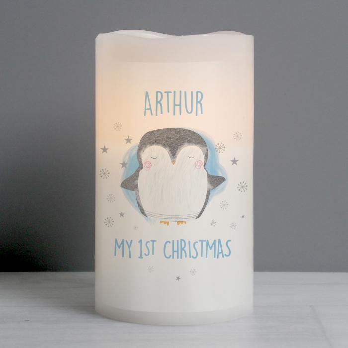 Personalised Christmas Candles