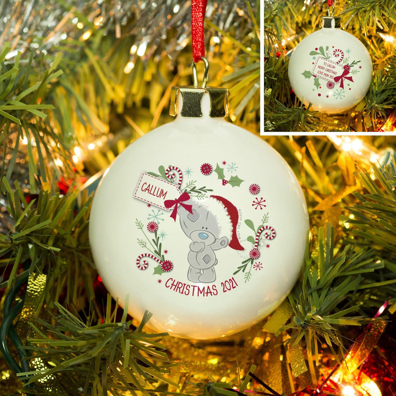 Personalised Me To You Decorations | Baubles | Eve Boxes
