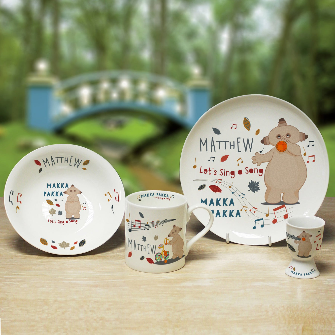 Personalised Children’s Breakfast Sets | Dinner Sets | Kids 