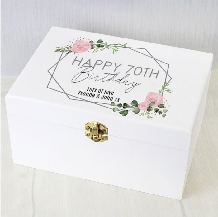 Personalised Birthday Keepsake Box