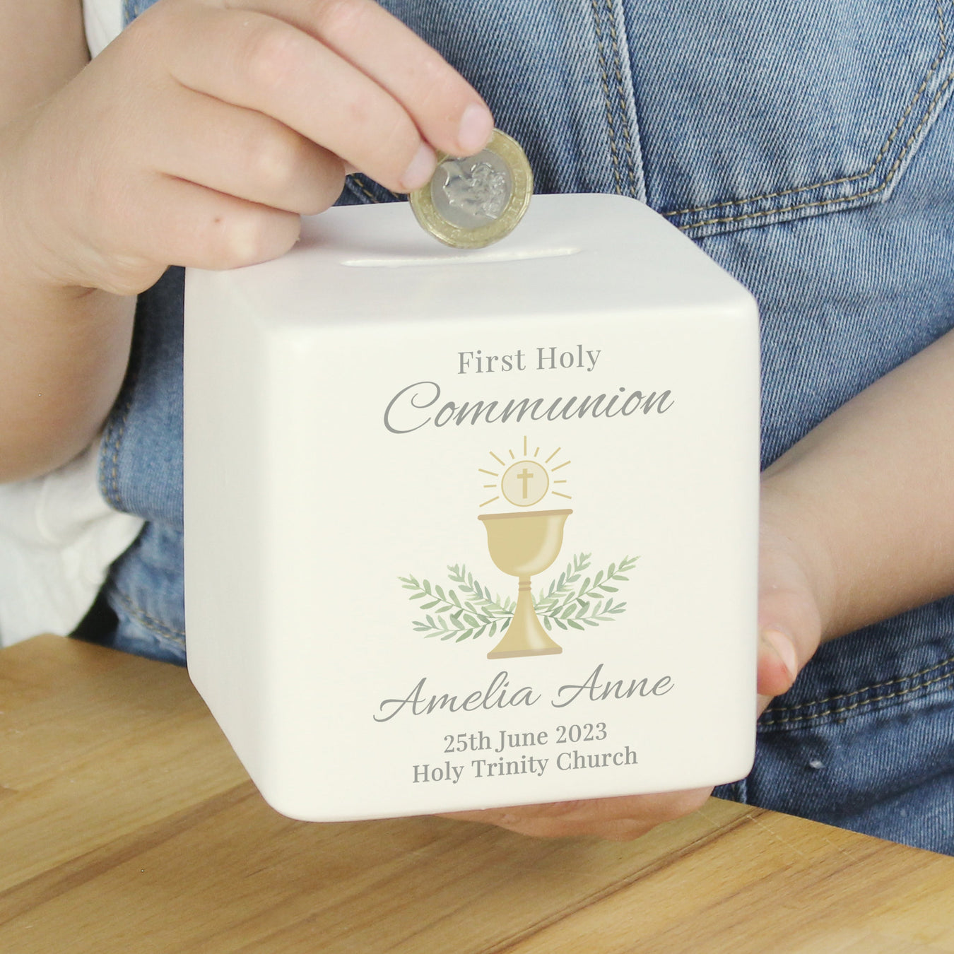 Personalised First Holy Communion Money Box