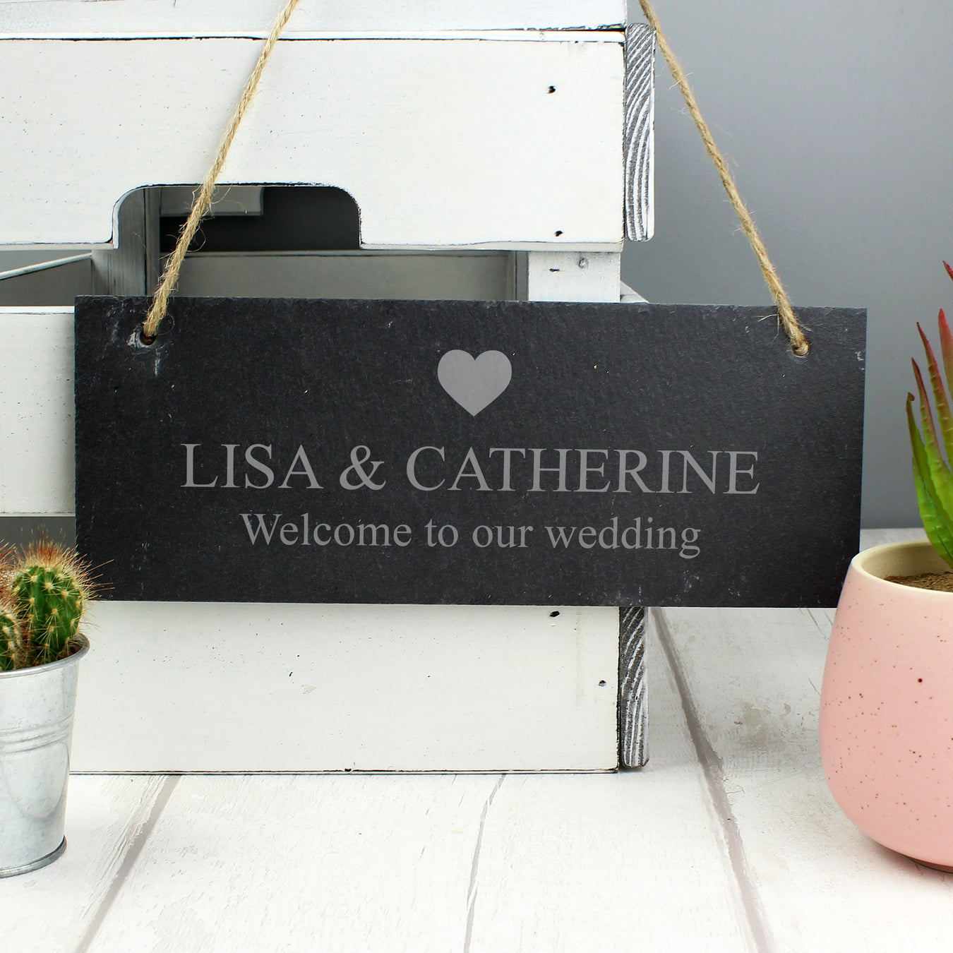 Personalised Welcome To Our Wedding Signs