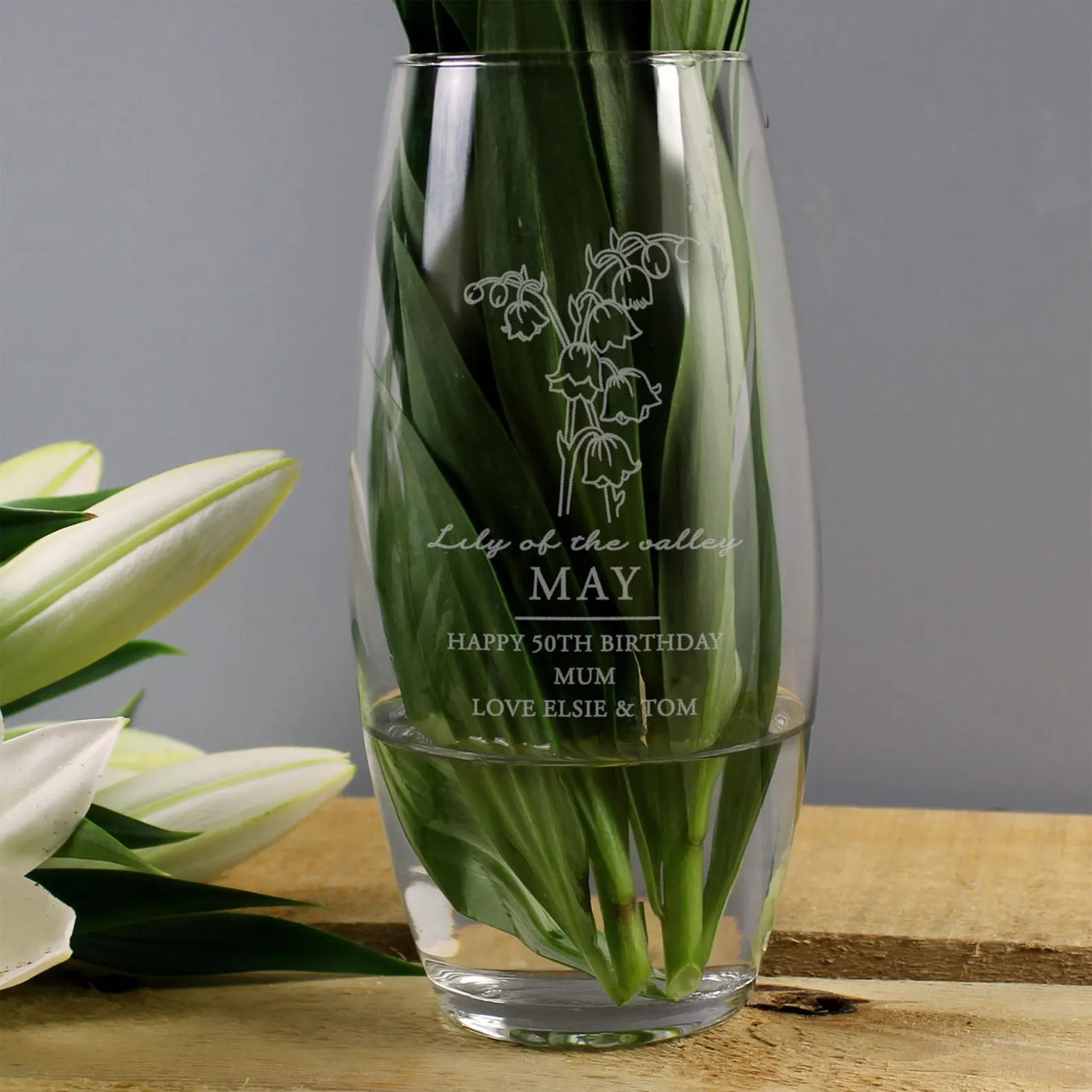 Personalised Vase For Birthday