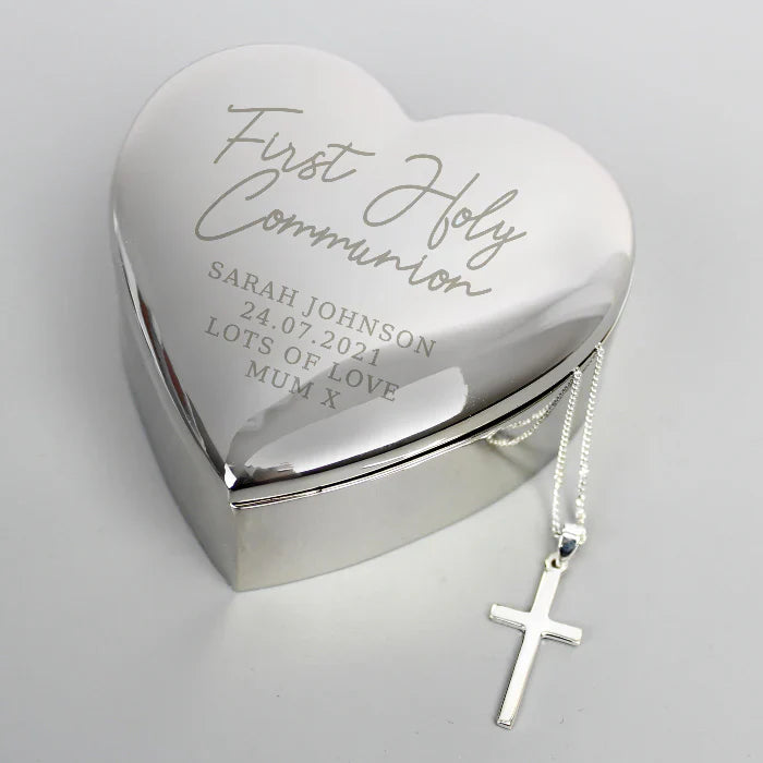 Holy Communion Trinket Box - Personalised 