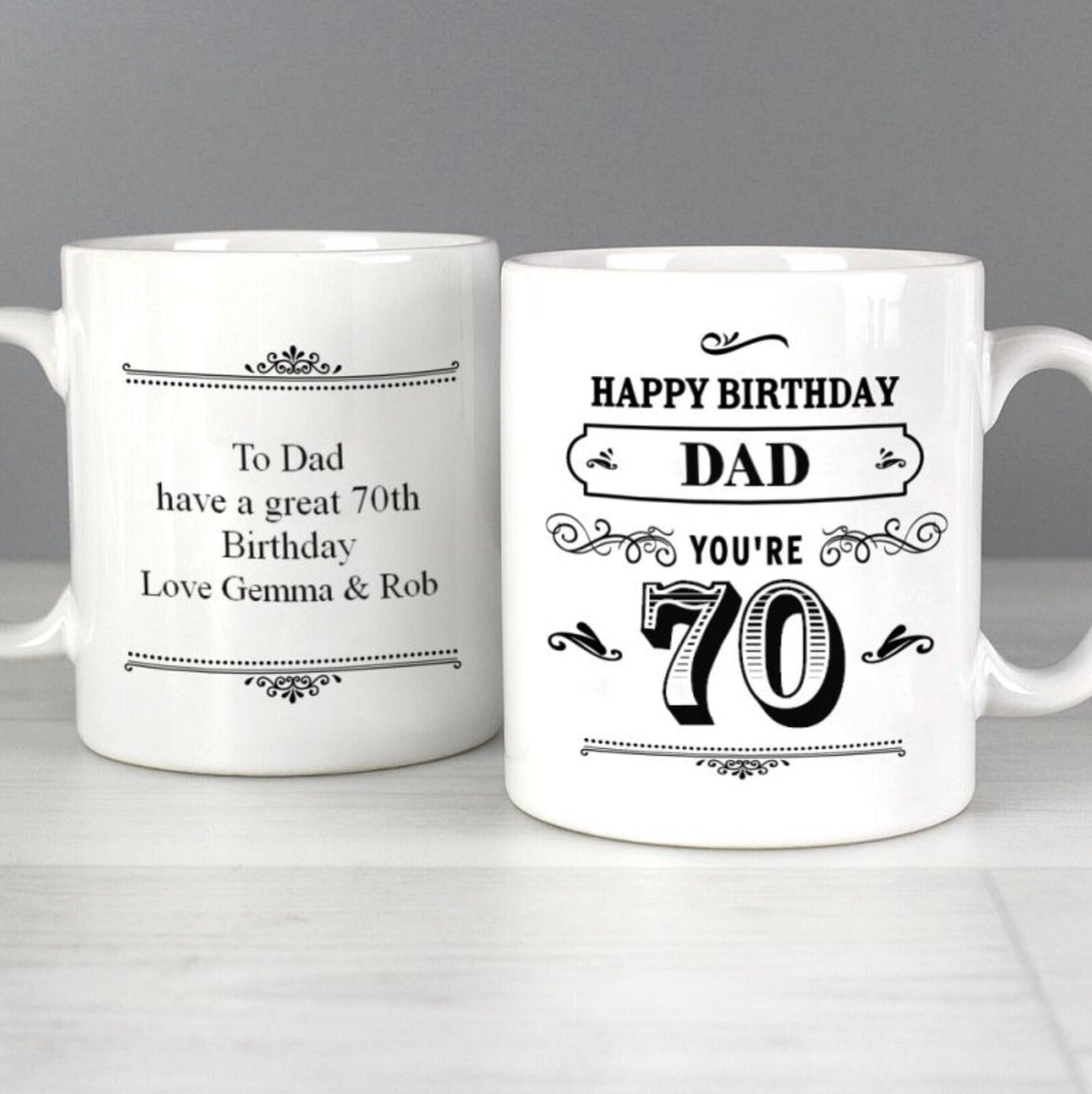 70th Birthday Mugs