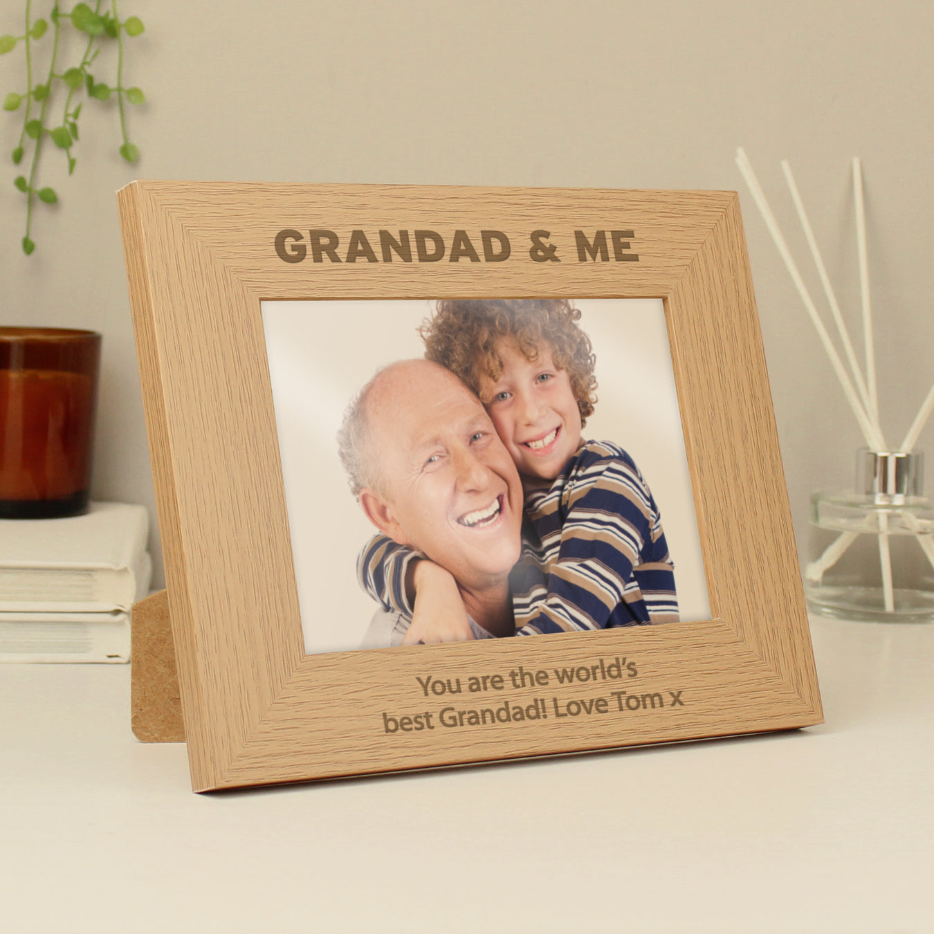 Personalised Engraved Grandad Photo Frames
