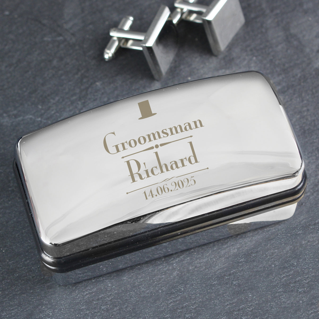 Engraved Cufflink Boxes
