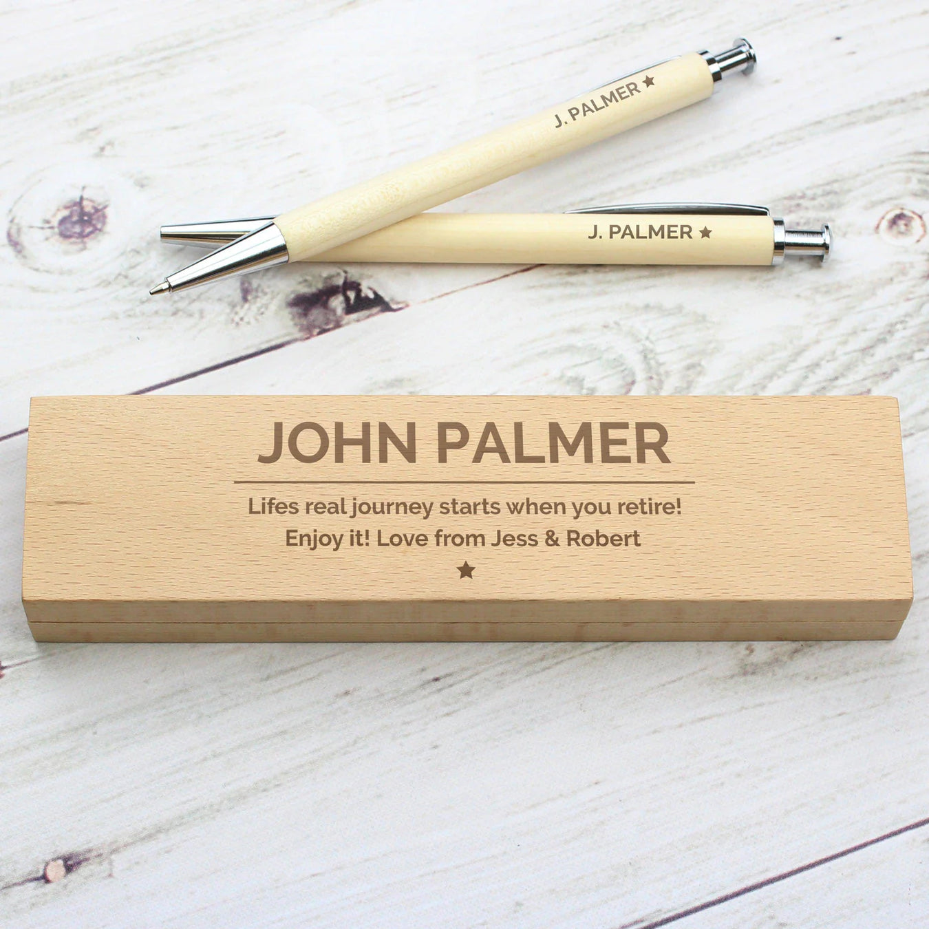 Shop Personalised Retirement Gifts - Engraved Presents For Him & Her