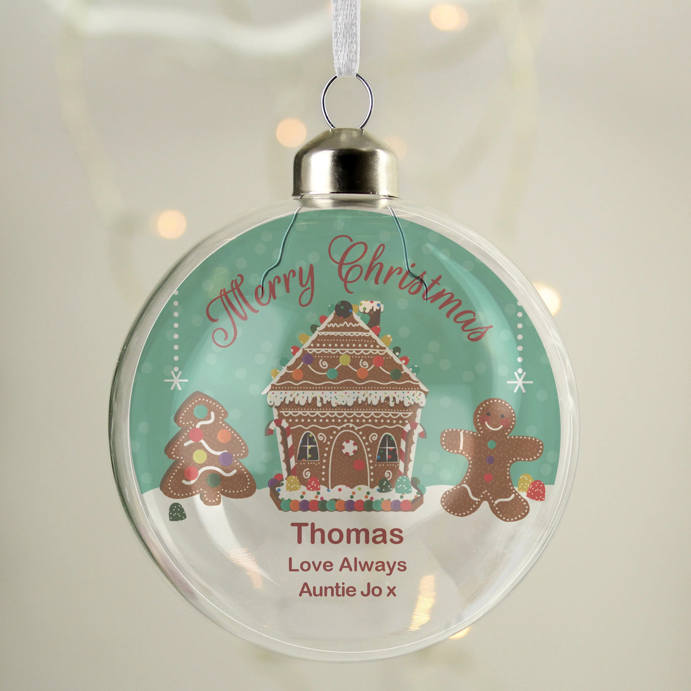 Luxury Personalised Christmas Baubles 