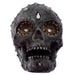 Silver Beaded Skull Head Ornament