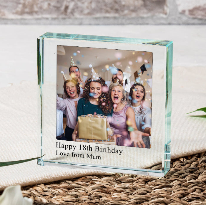 Personalised Photo Gift Plaque - Any Message