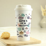 Personalised Positive Affirmations Travel Mug