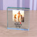 Happy Father’s Day Gift Glass Photo Upload Keepsake Block