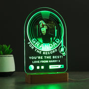 Personalised For The Record You’re The Best Photo Upload LED Light
