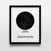 Personalised Raven Black Ring Star Map A4 Framed Print Wall Art