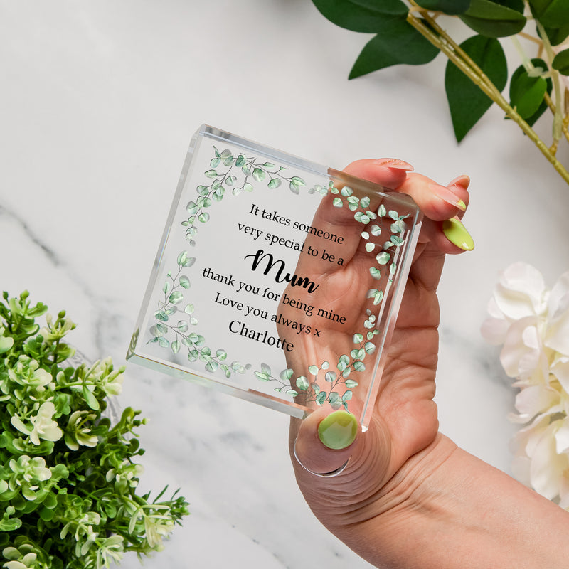 Special Mum Glass Token Keepsake Gift