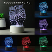 Personalised Name Gaming LED Colour Changing Light