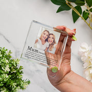 Definition of a Mum Photo Gift Plaque