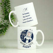 Personalised Love You To The Moon & Back Photo Upload Mug