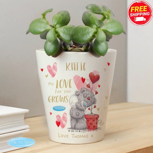 Personalised Me To You Love For You Grows Plant Pot