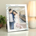 Personalised Botanical Wedding Silver Photo Frame - 10x8