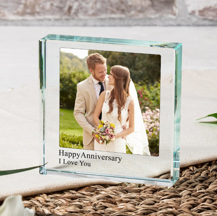 Personalised Photo Gift Plaque - Any Message