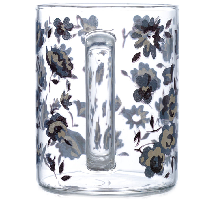 Pick of the Bunch Peony Glass Mug