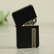 Personalised Black Lighter With Name 