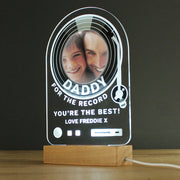 Personalised For The Record You’re The Best Photo Upload LED Light