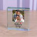 Happy Father’s Day Gift Glass Photo Upload Keepsake Block
