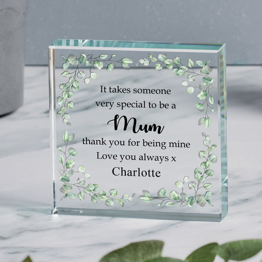 Special Mum Glass Token Keepsake Gift
